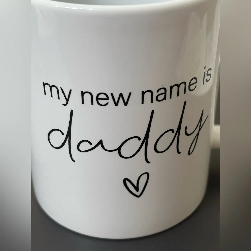 New Parents Mama AND Daddy Coffee Mug Set - New Parents Gift  - BRAND NEW